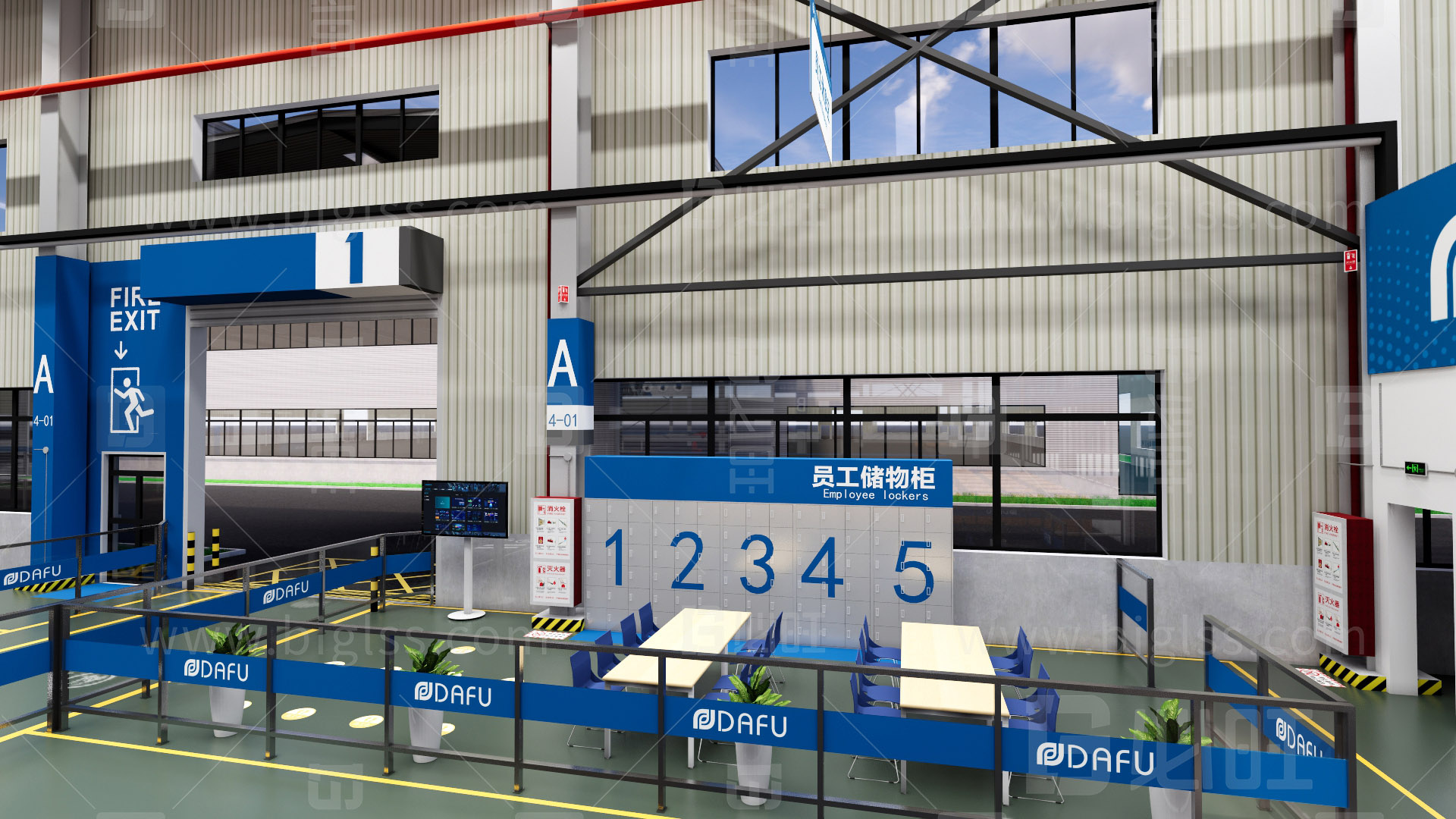 工廠目視化，車間目視化，目視化設計，空間設計